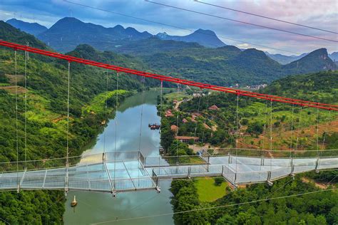 The zhangjiajie bridge in hunan province is 1,410 feet long and is often overwhelmingly crowded with tourists, as. UAD completes world's longest suspension glass bridge in China