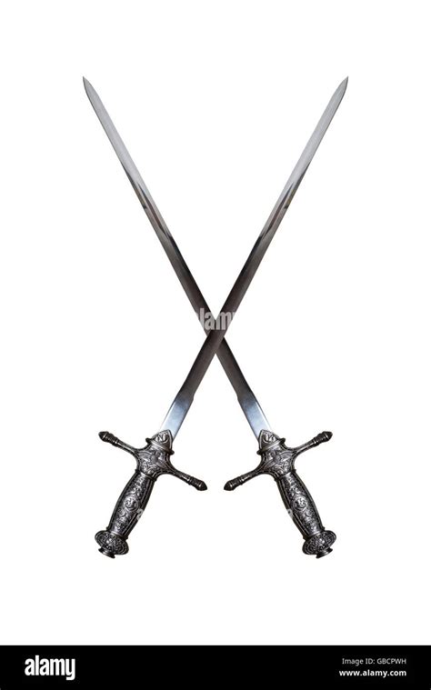 Two Crossed Swords Hi Res Stock Photography And Images Alamy