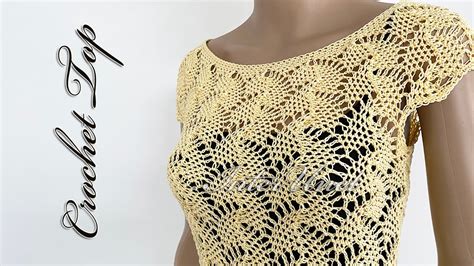 Lace Summer Blouse Crochet Tutorial Youtube