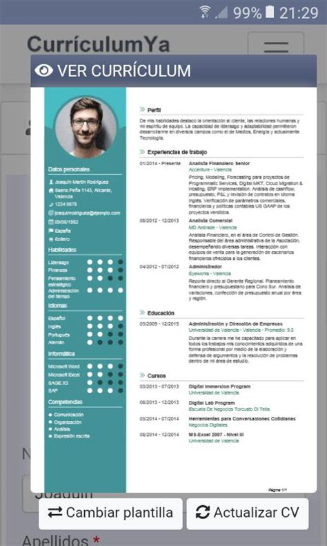 Currículum Vitae Gratis 2020 Currículumya For Android Apk Download