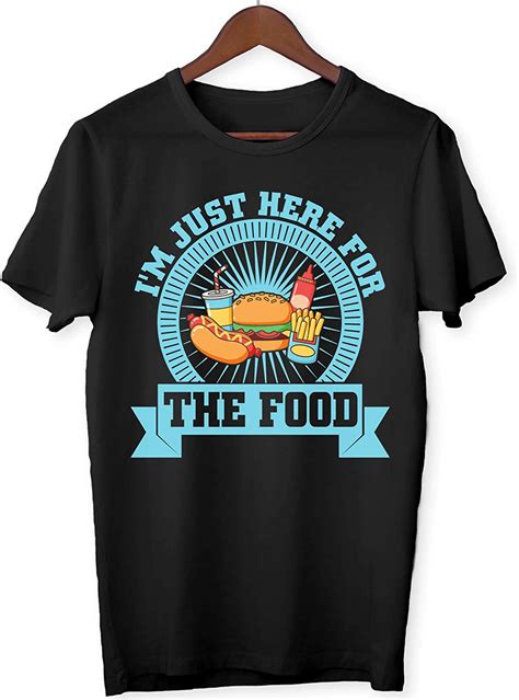 Im Just Here For The Food Mens T Shirt Uk Clothing