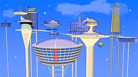 Jetsons Buildings 2 Googie Architecture Art And Architecture Studio