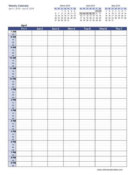Blank 6 Week Calendar Printable Template Calendar Design