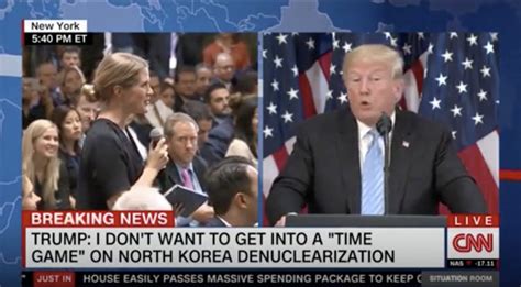 Watch Trump Repeatedly Interrupt Female Reporter After She Questions