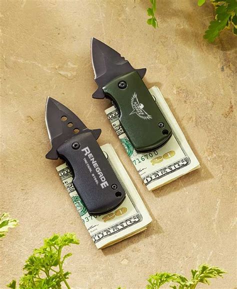 Renegade Money Clip Knives Knife Mens Birthday Ts Money Clip