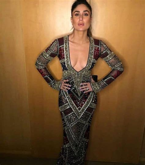 Indian Actress Kareena Kapoor Photo Shoot In Hot Black Dress In 2021