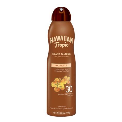 Hawaiian Tropic Dry Oil Continuous Sunscreen Spray Spf Fl Oz Kroger
