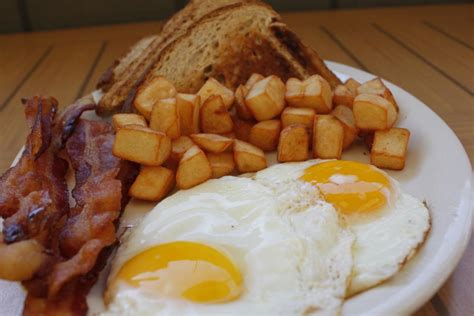 Hearty Breakfast Plate Atlantic Coast Café Outer Banks Restaurants