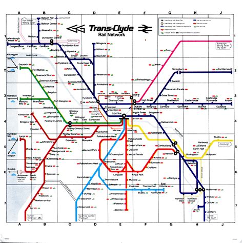 Mapa Metro Glasgow