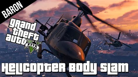 Gta 5 Pc Helicopter Body Slam Epic Shoot Out Grand Theft Auto 5 Pc