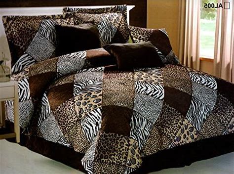 7 Piece Cal King Safari Comforter Set