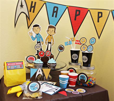 Pin By Passionate Eater On Party Ideas Star Trek Party Star Trek Birthday Star Trek Theme