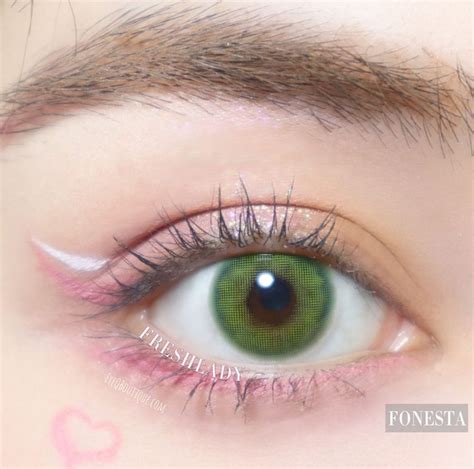 Freshlady Fonesta Green Cosmetic Colored Contact Lenses Eyeq Boutique