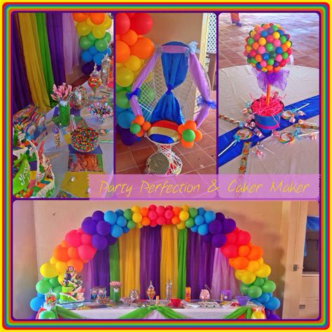 The candy section of toys r us in new york city's times square maintained a candy land theme until losing their license for the characters in 2006. Candy Land theme Sweet 15 by Glenda | Candy theme birthday ...