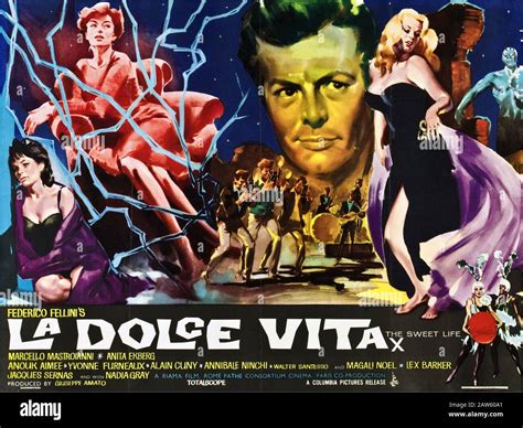 1960 italia los ee uu carteles publicitarios para la película italiana la dolce vita 1960
