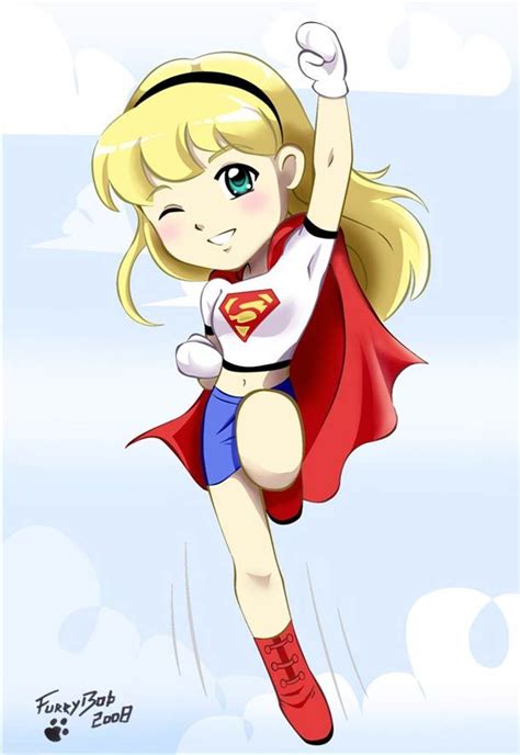 Supergirl Is Super Cute 19 Illustrations Of The Flying Blonde