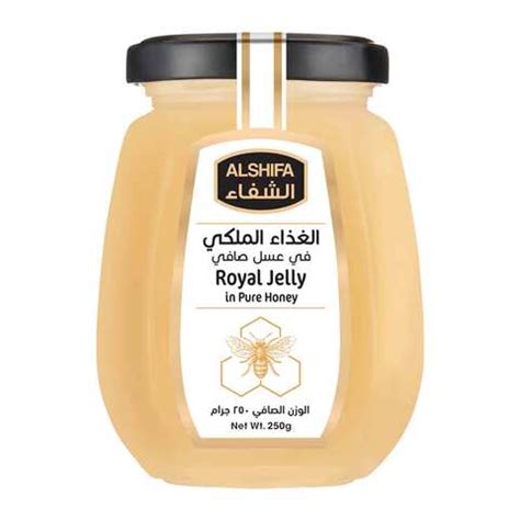تسوق الشفاء الغذاء الملكي عسل صافي 250 جرام أون لاين كارفور السعودية
