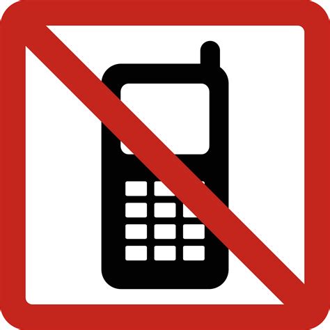 Free No Cell Phone Sign Download Free No Cell Phone Sign Png Images