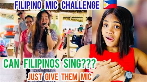 talented filipinos sing we are the world mic challenge can filipino sing 🇵🇭🇵🇭 youtube