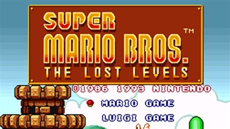 Cgrundertow Super Mario Bros The Lost Levels For Snes Super