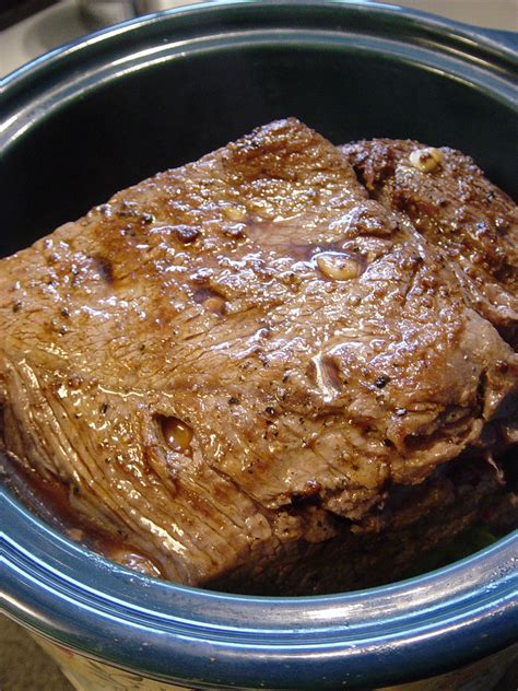 Sprinkle the dry onion soup mix over the top of the roast, then pour the cranberry sauce over the top. Crock Pot Roast