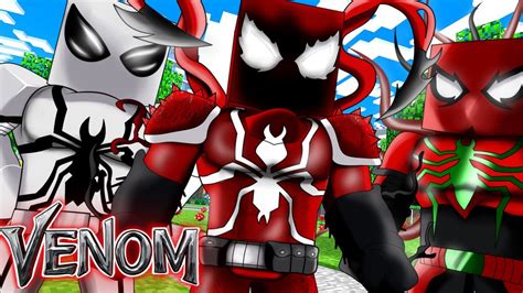 Minecraft Venom 🕷🔴 A Equipe De Agente Venom Toxina Anti Venom
