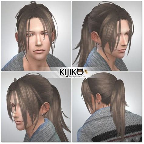 Long Straight Hair For Males At Kijiko Sims 4 Updates 4ca