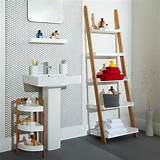 Bathroom Ladder Shelves Images