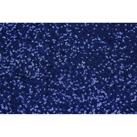10 Yards Glitz Sequins Fabric Bolt Navy Blue Cv Linens