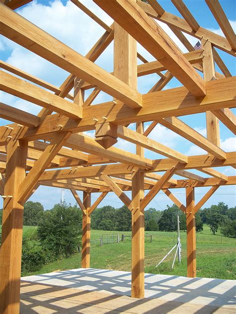 Timber Frames | Homestead Timber Frames - Crossville, TN | Timber frame building, Timber framing 