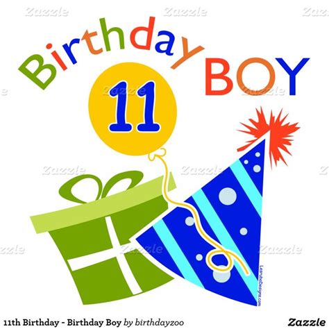 11th Birthday - Birthday Boy Poster | Zazzle.com | Happy 11th birthday, Boy birthday, 11th birthday