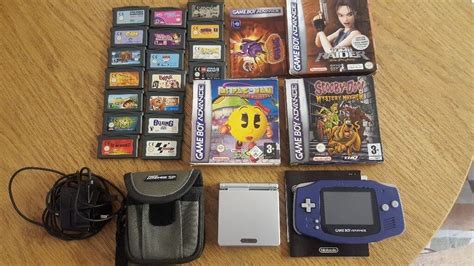 Gameboy Advance Gba Collection 2 X Consoles 17 Games Etc Retro