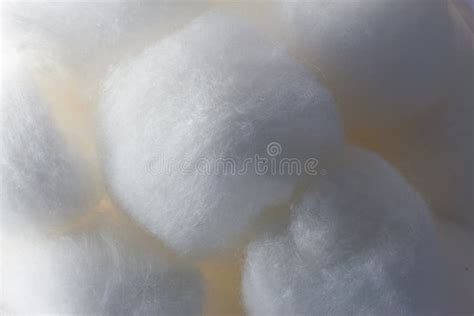 Cotton Ball Texture Close Up Stock Photo Image Of Background Close