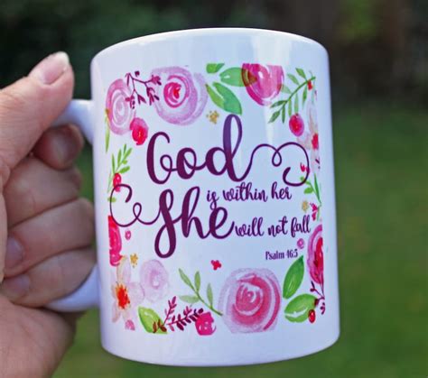 Inspirational Mug Bible Verse Coffee Mug Christian Mugs Etsy