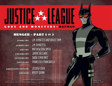 Justice League Gods And Monsters Batman 1 2 Wiki •cómics• Amino
