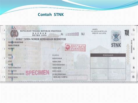 Surat tanda nomor kendaraan (stnk) adalah tanda bukti sah pendaftaran kendaraan bermotor berdasarkan kepemilikan yang terdaftar. Contoh Surat Serah Terima Kendaraan Bermotor