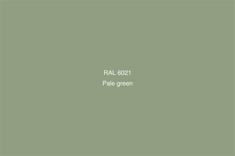 RAL 6021 Colour Pale Green RAL Green Colours RAL Colour Chart UK