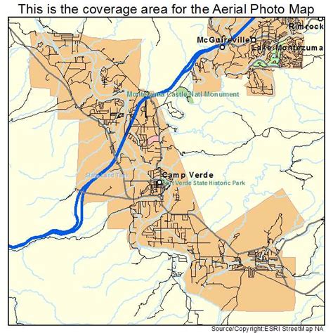 Aerial Photography Map Of Camp Verde Az Arizona