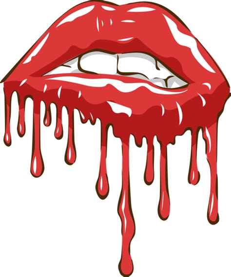 dripping lips png graphic clipart design 20962887 png