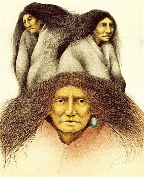 Ogala Women Artist Frank Howell 1937 1997 Lakota Sioux Native