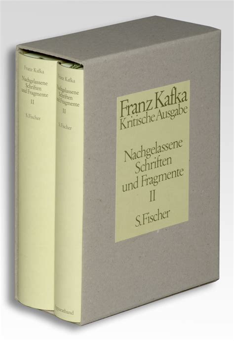 Nachgelassene Schriften Und Fragmente Ii Franz Kafka S Fischer Verlage