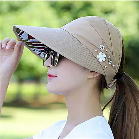 Sun Hats Women Uv Protection Foldable Sun Hats Women Uv Protection