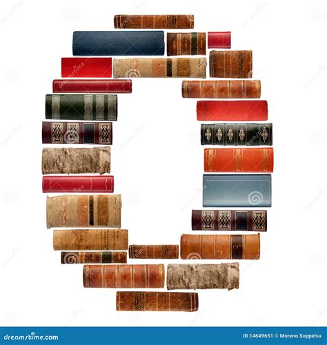 Font Composed Of Spines Of Books Stock Image Image 14649651
