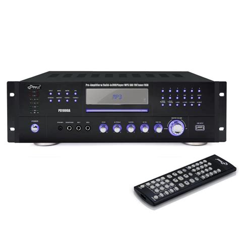 Pylehome Pd1000a5 Home Theater Preamplifier Receiver Audiovideo