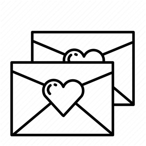 Heart Hearts Letter Letters Love Valentine Valentines Icon