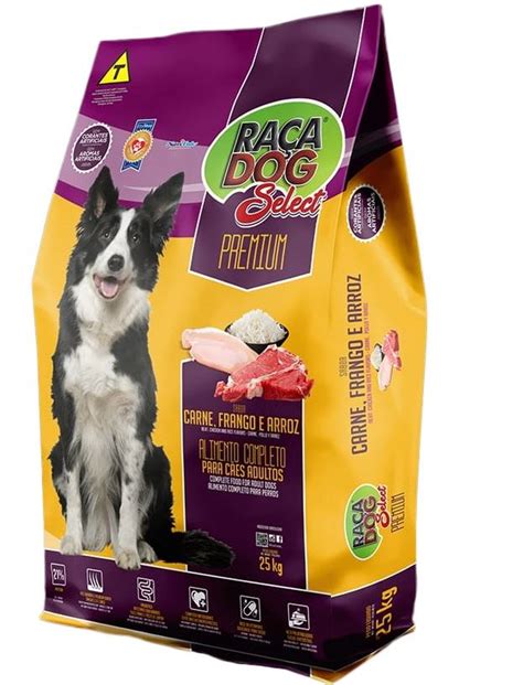 RaÇÃo Para CÃes RaÇa Dog Adulto Premium Select Sabor Carne Frango E