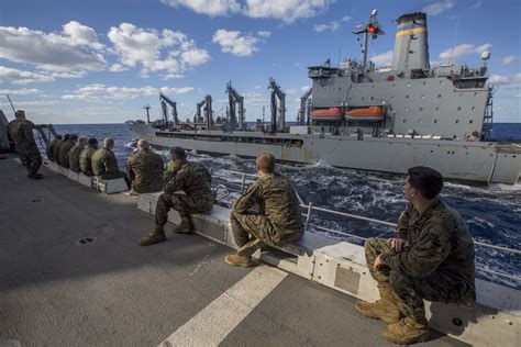 24th Marine Expeditionary Unit Participates In Resupply At Sea