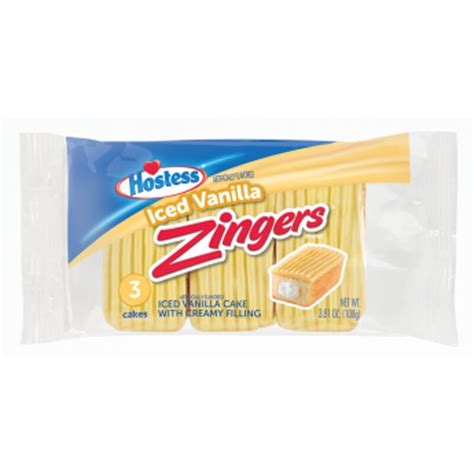 Hostess Zingers Iced Vanilla 3er Pack 108g 299