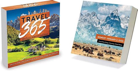 Buy Tf Publishing 2022 Travel 365 Daily Desktop Calendar Online At