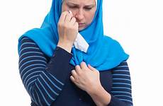 arab sad premium crying alone isolated mourning stressed woman background